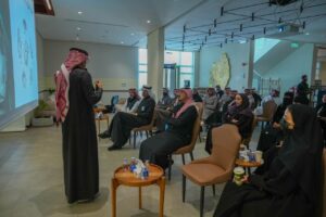 الصورة الرابعة من حضور ورشة الذكاء الاصطناعي